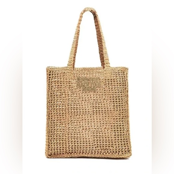 NIB Jean Paul Gaultier Straw Tote - Picture 1 of 8